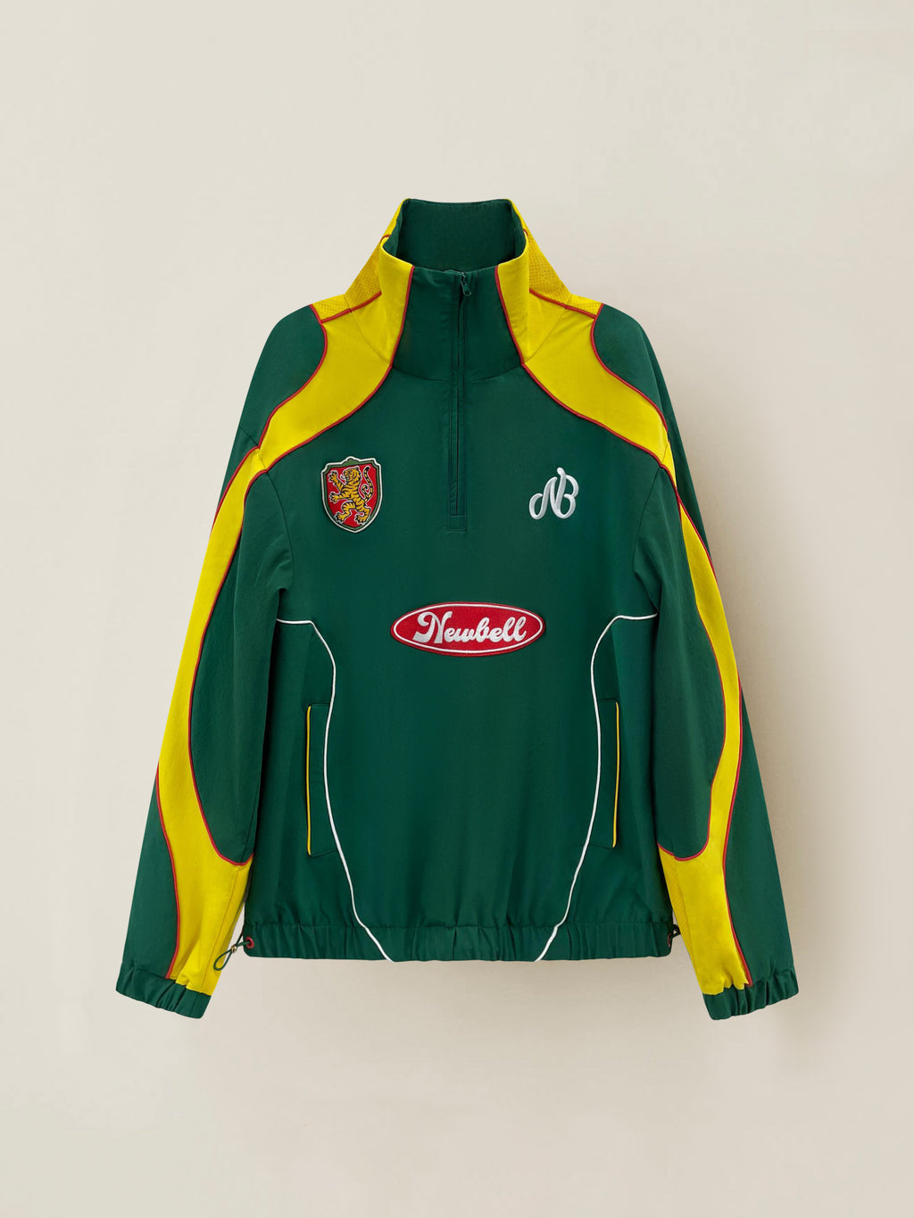 Quater-zip windbreaker