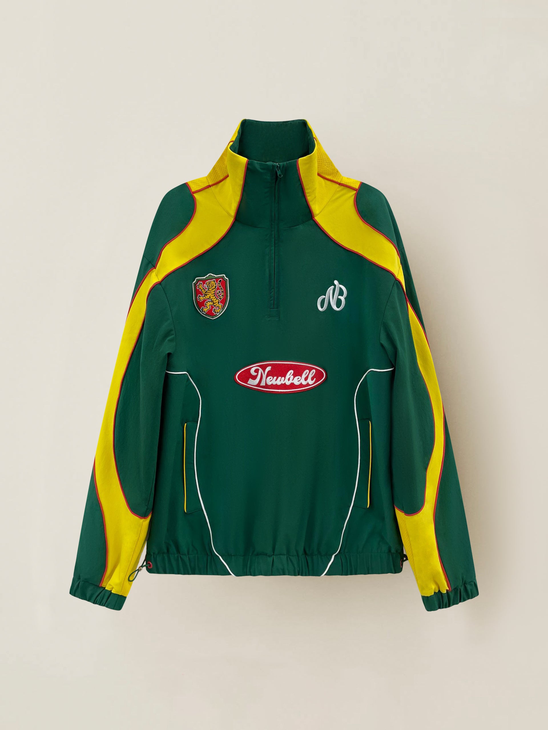 Quater-zip windbreaker